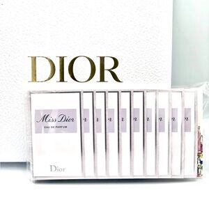 10 Dior Miss dior Sample Vials FULL SLEEVE brand new